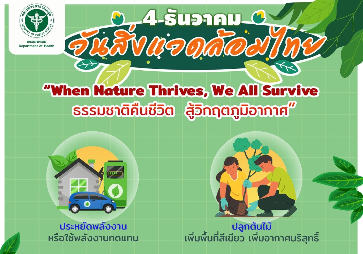 4 ธันวาคม  วันสิ่งแวดล้อมไทย